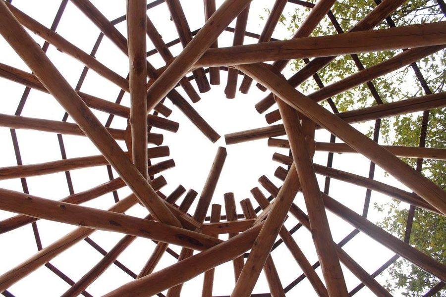 ROUND WOOD TIMBER FRAMING WORKSHOP- RECIPROCAL STRUCTURE