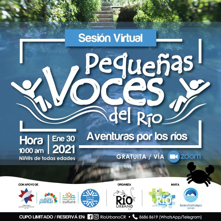 Sesión Virtual 'Pequeñas Voces del Río. Aventuras por los ríos'