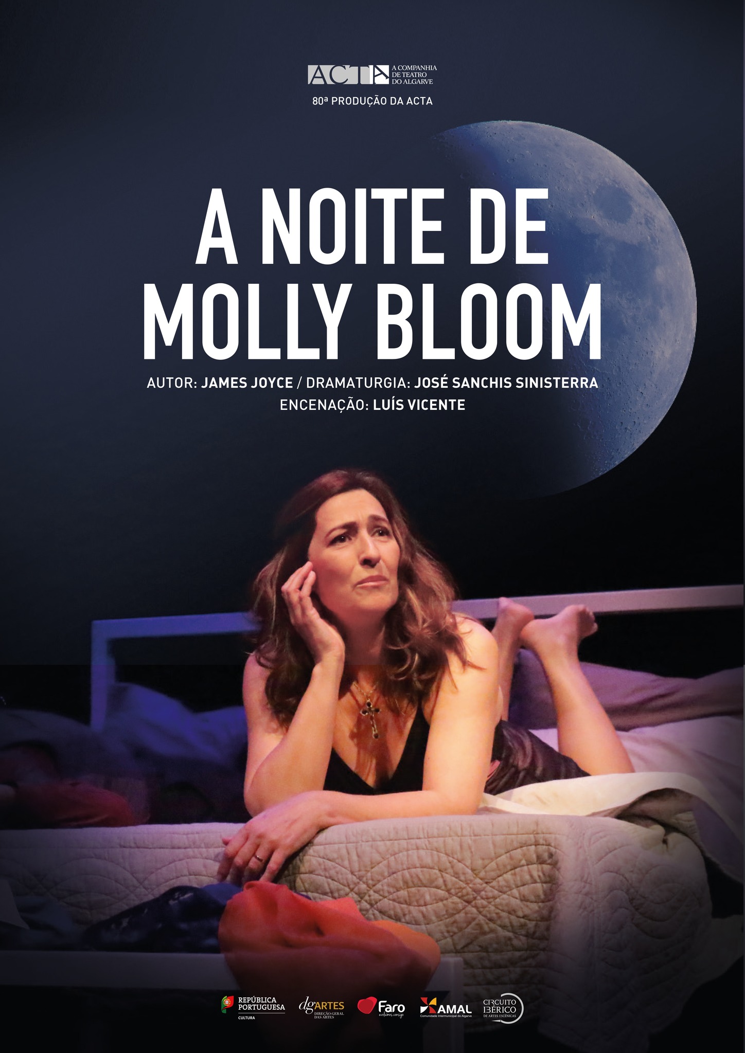 A noite de Molly Bloom | ACTA - A Companhia de Teatro do Algarve
