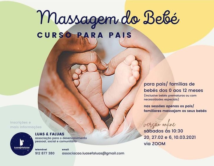 Curso de Massagem no/a bebé - Online