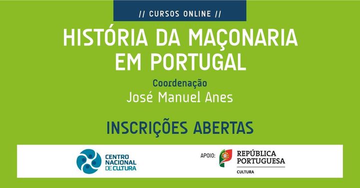 Curso 'HISTÓRIA DA MAÇONARIA EM PORTUGAL'