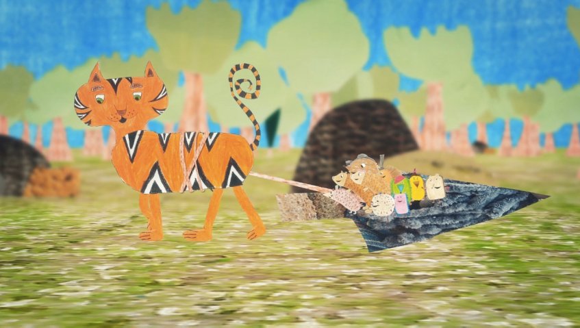 Mas que grande animação - 'O Ouriço e o Tigre'