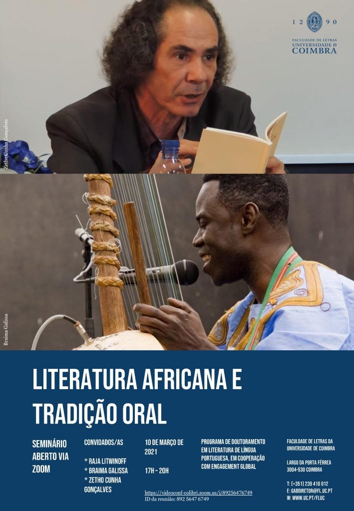 Seminário Aberto “Literatura Africana e Tradição Oral”