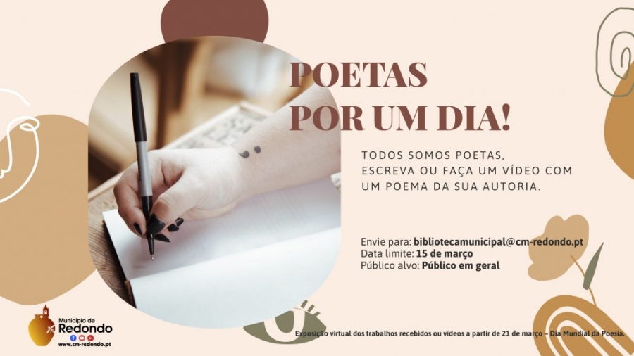 Lançamos o desafio: Junte-se a nós para assinalar o Dia Mundial da Poesia – 21 de março