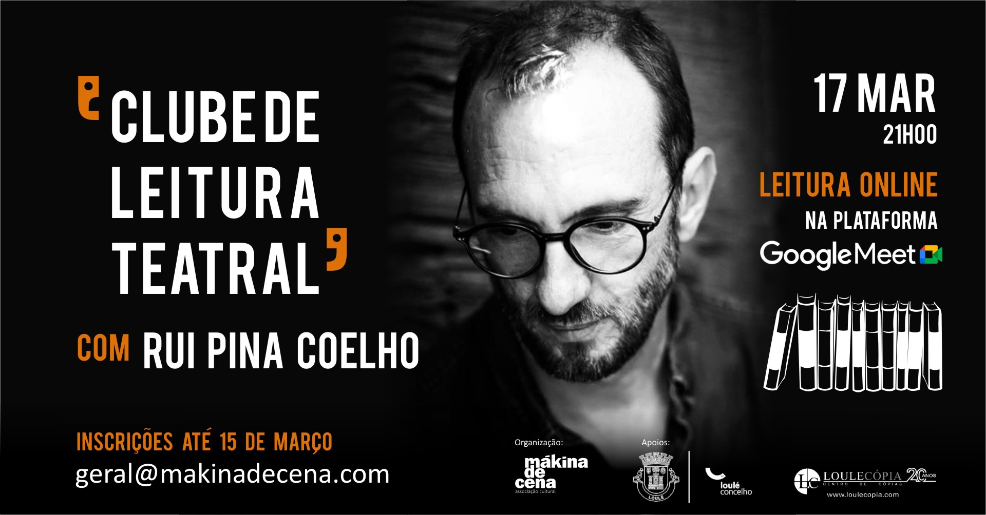 Clube de Leitura Teatral com Rui Pina Coelho