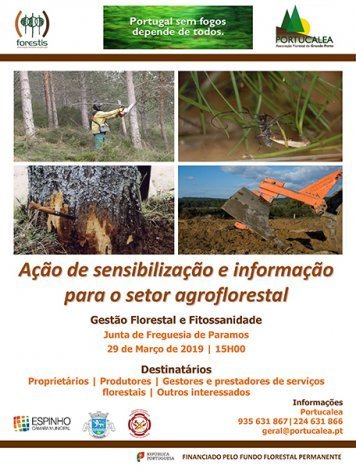 Ação sensibilização/informação setor agroflorestal