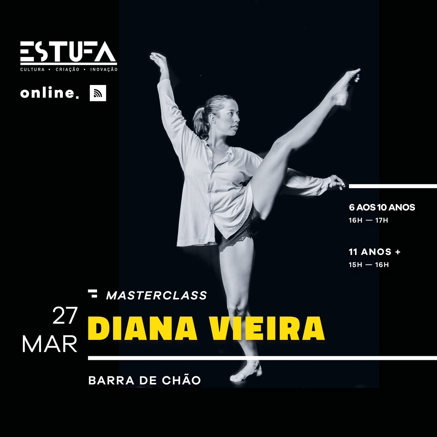 MASTERCLASS Barra de Chão com Diana Nogueira