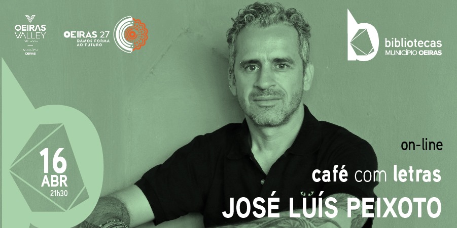 Café com Letras convida José Luís Peixoto