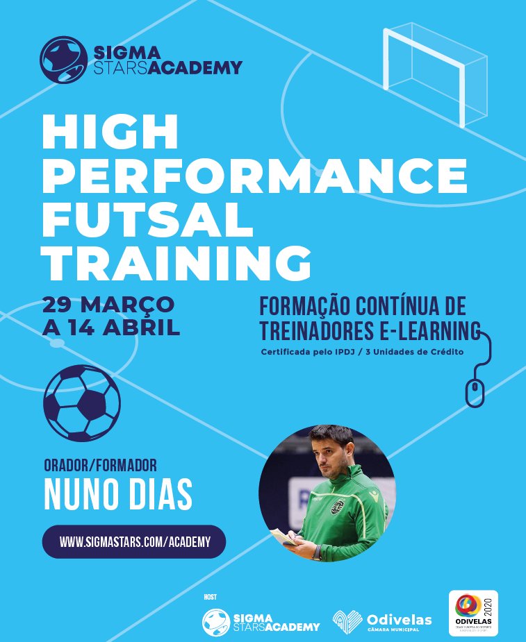 Ação de Formação/Curso - 'High Performance Futsal Training' | Webinar