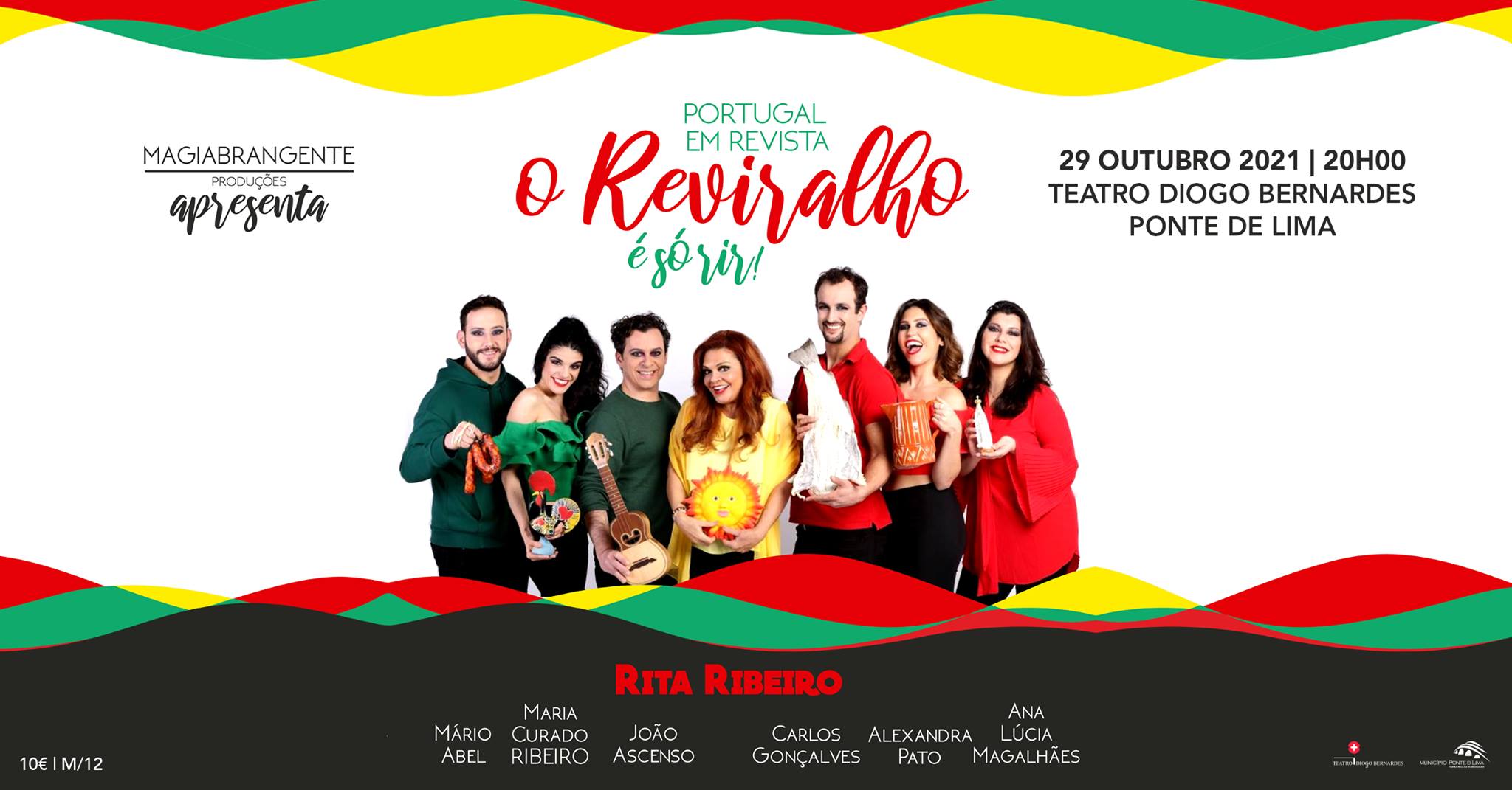 O Reviralho, Portugal em Revista é só rir! - Teatro Diogo Bernardes | Ponte de Lima