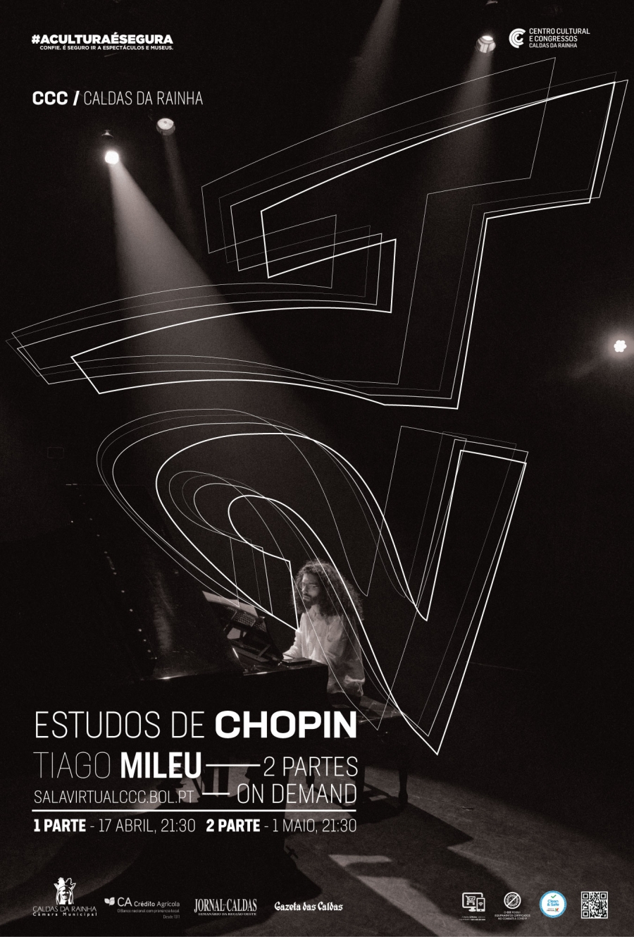 Evento Online | 24 Estudos de Chopin por Tiago Mileu