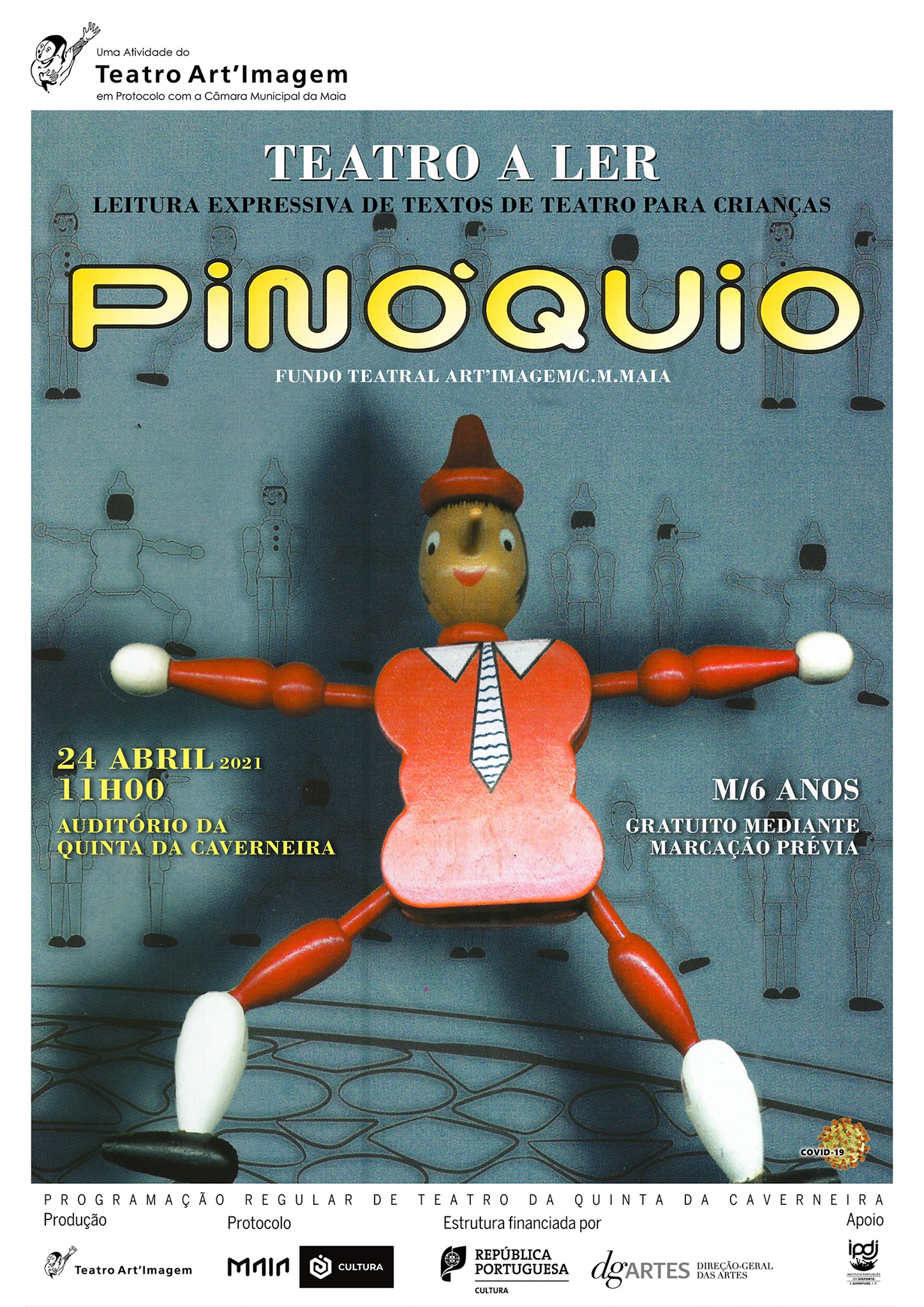 'Pinóquio', de Collodi | Teatro a Ler