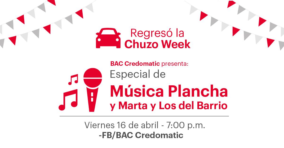 Concierto online - Chuzo Week  / Especial: Música plancha y Marta y Los del Barrio