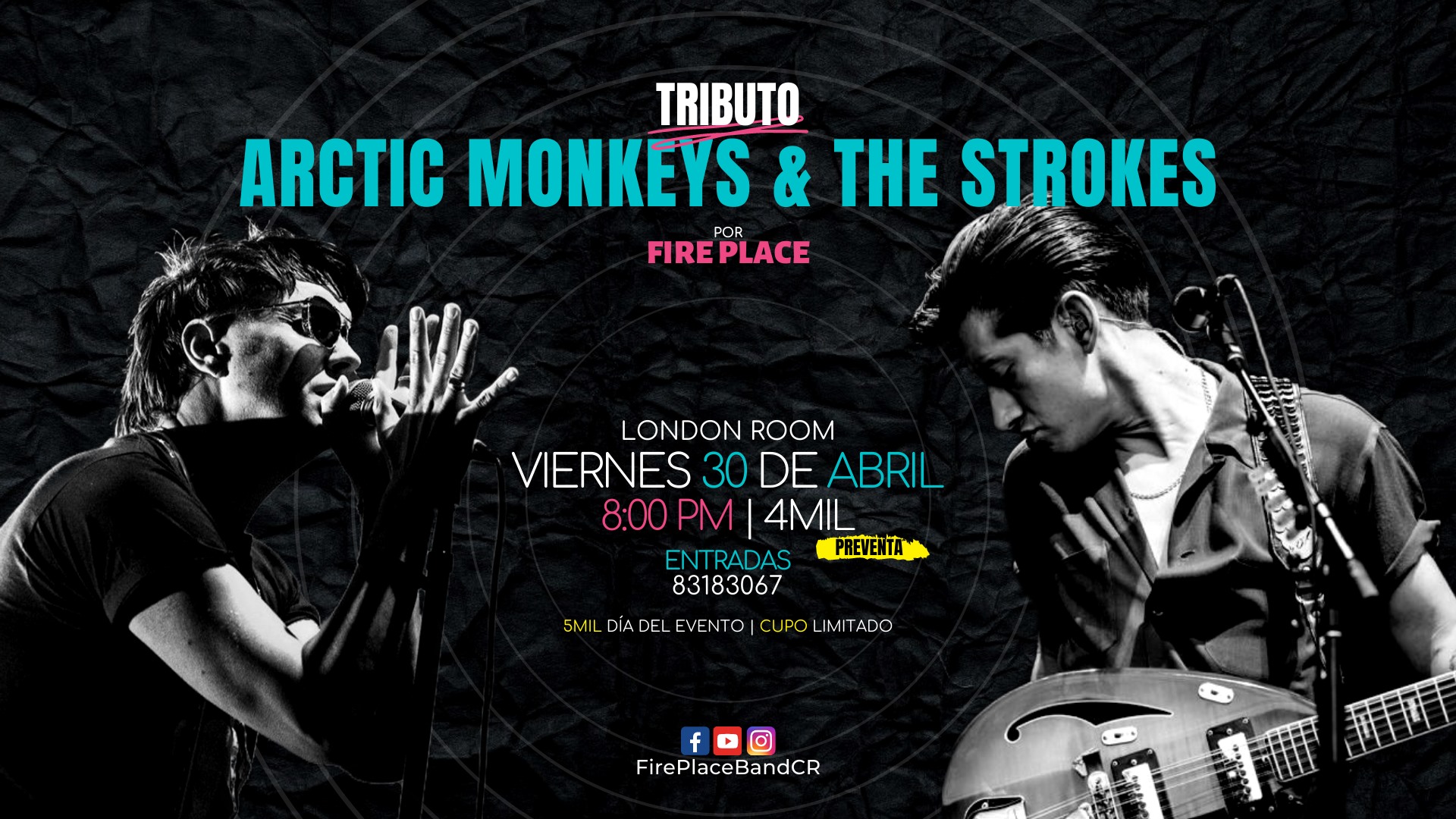 Tributo a Arctic Monkeys & The Strokes por Fire Place