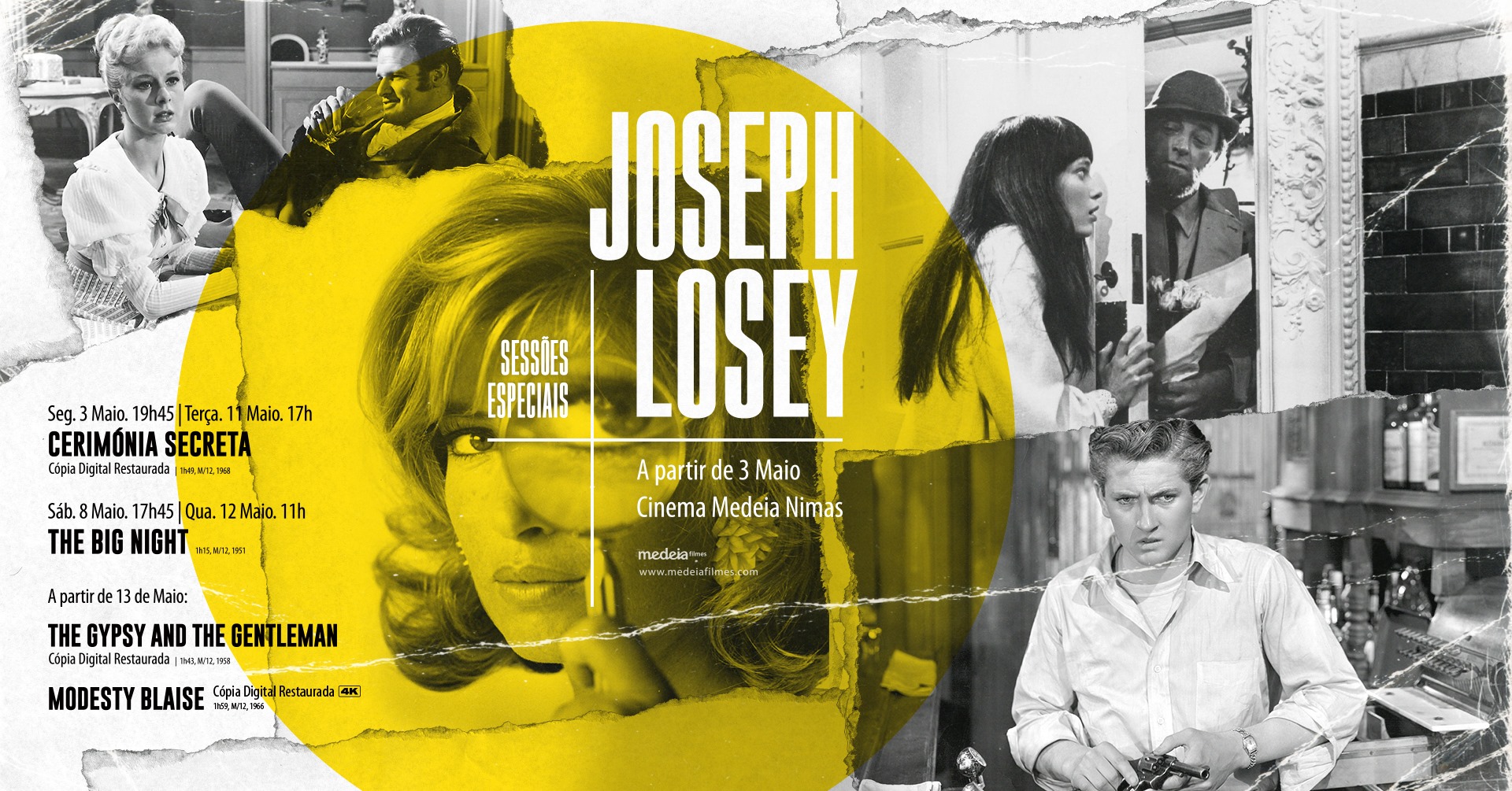 JOSEPH LOSEY - SESSÕES ESPECIAIS | Cinema Nimas