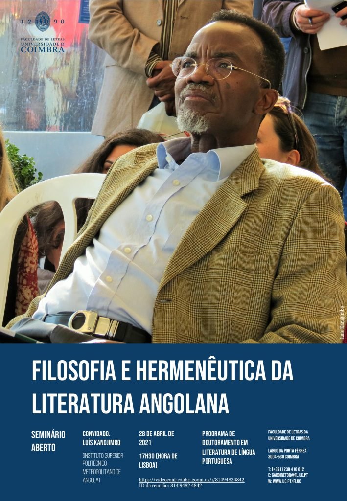 Seminário Aberto “Filosofia e Hermenêutica da Literatura Angolana”
