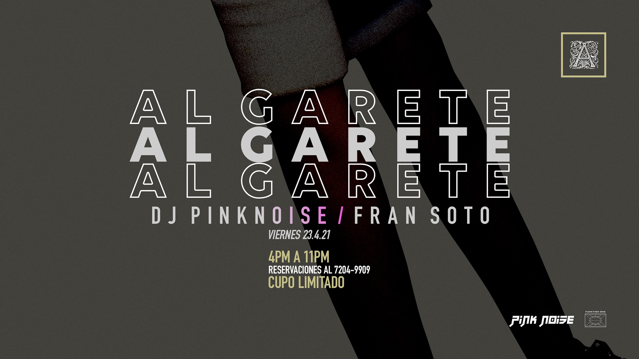 AL GARETE: DJ Pink Noise y Fran Soto