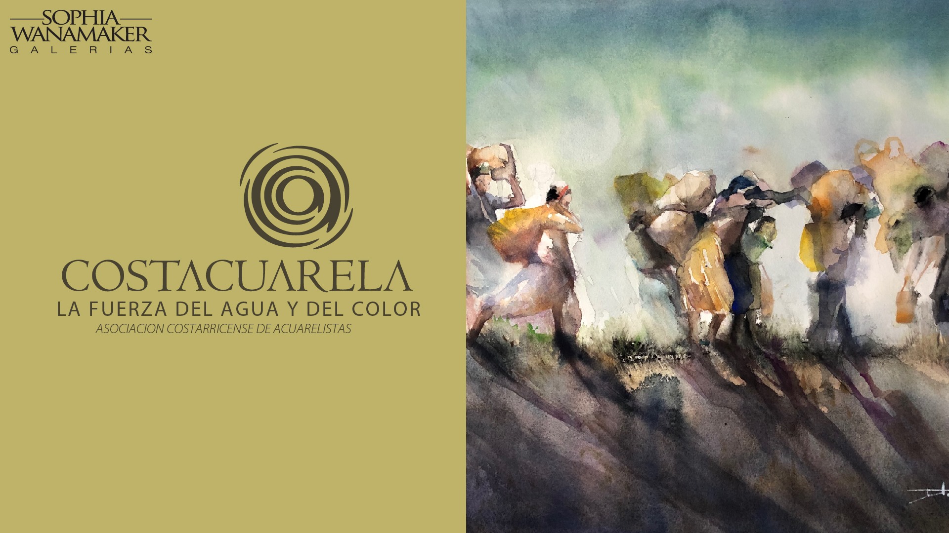Primera exhibición presencial del año: “Costacuarela – La Fuerza del Agua y el Color”