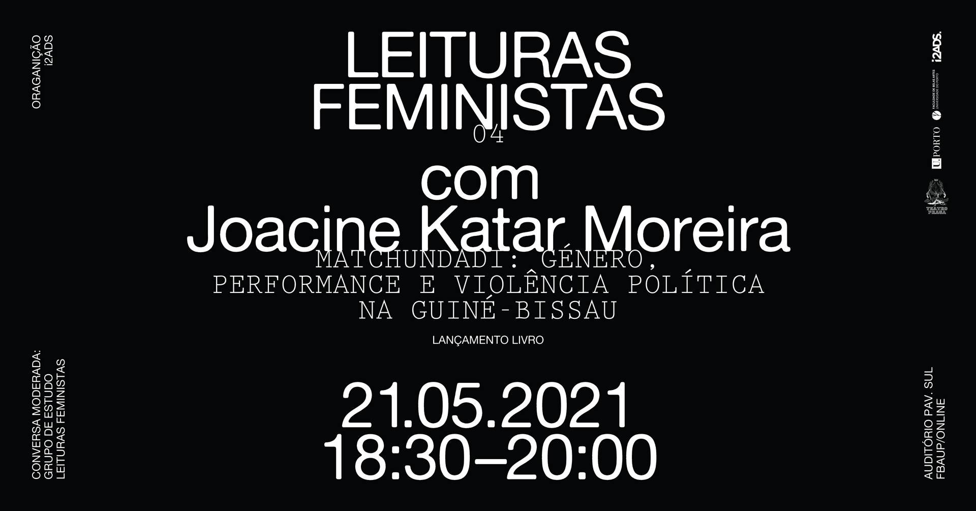 LEITURAS FEMINISTAS com Joacine Katar Moreira