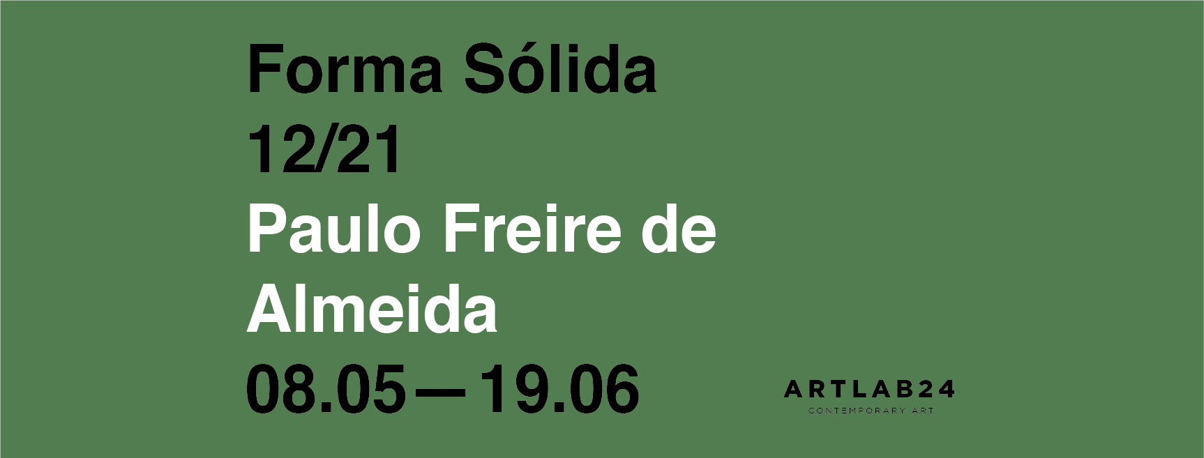 Forma Sólida 12/21 de Paulo Freire de Almeida