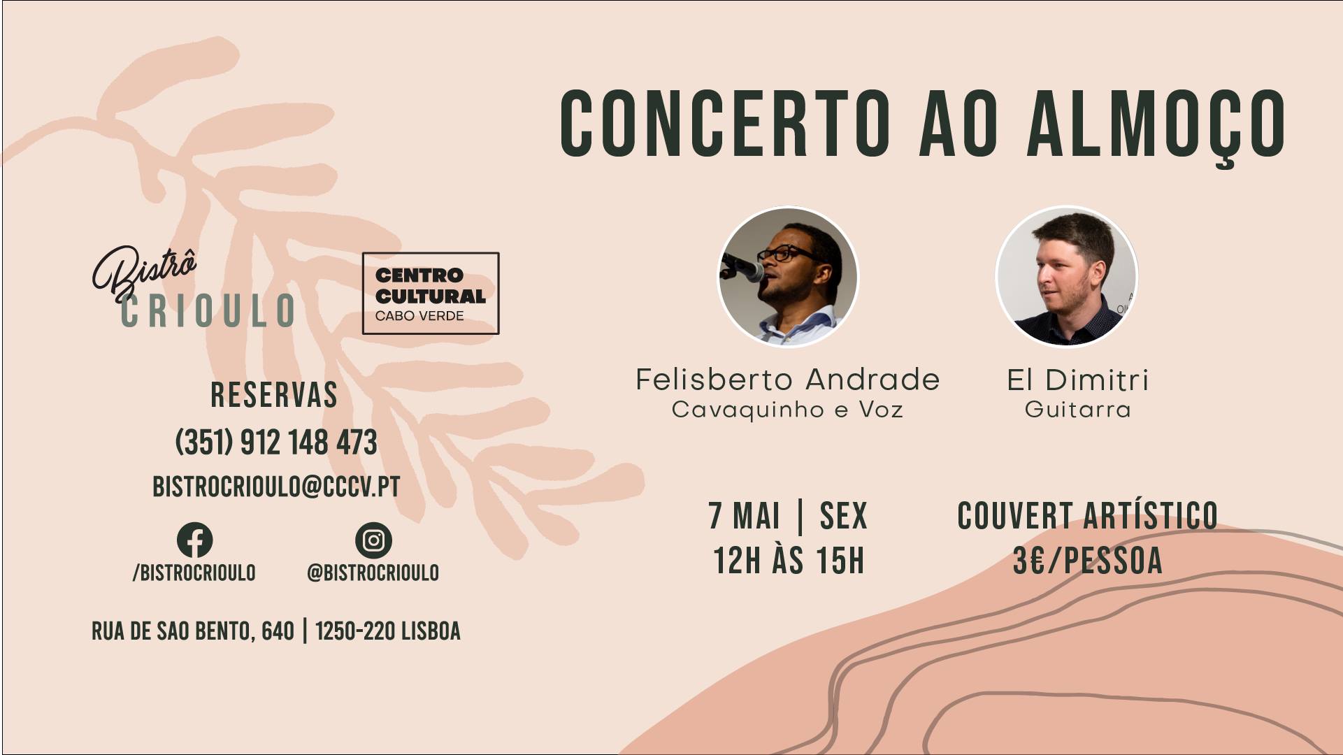Concerto ao Almoço | Felisberto Andrade e El Dimitri