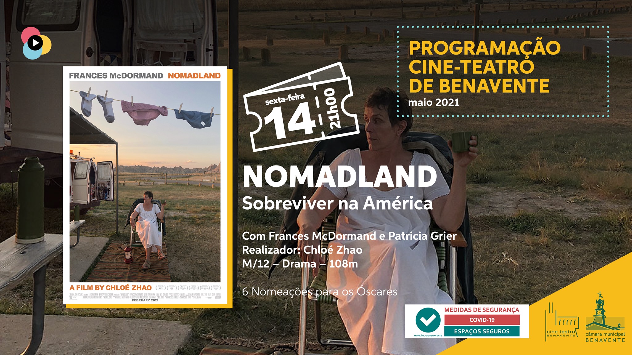 Cinema Digital 'Nomadland - Sobreviver na América'