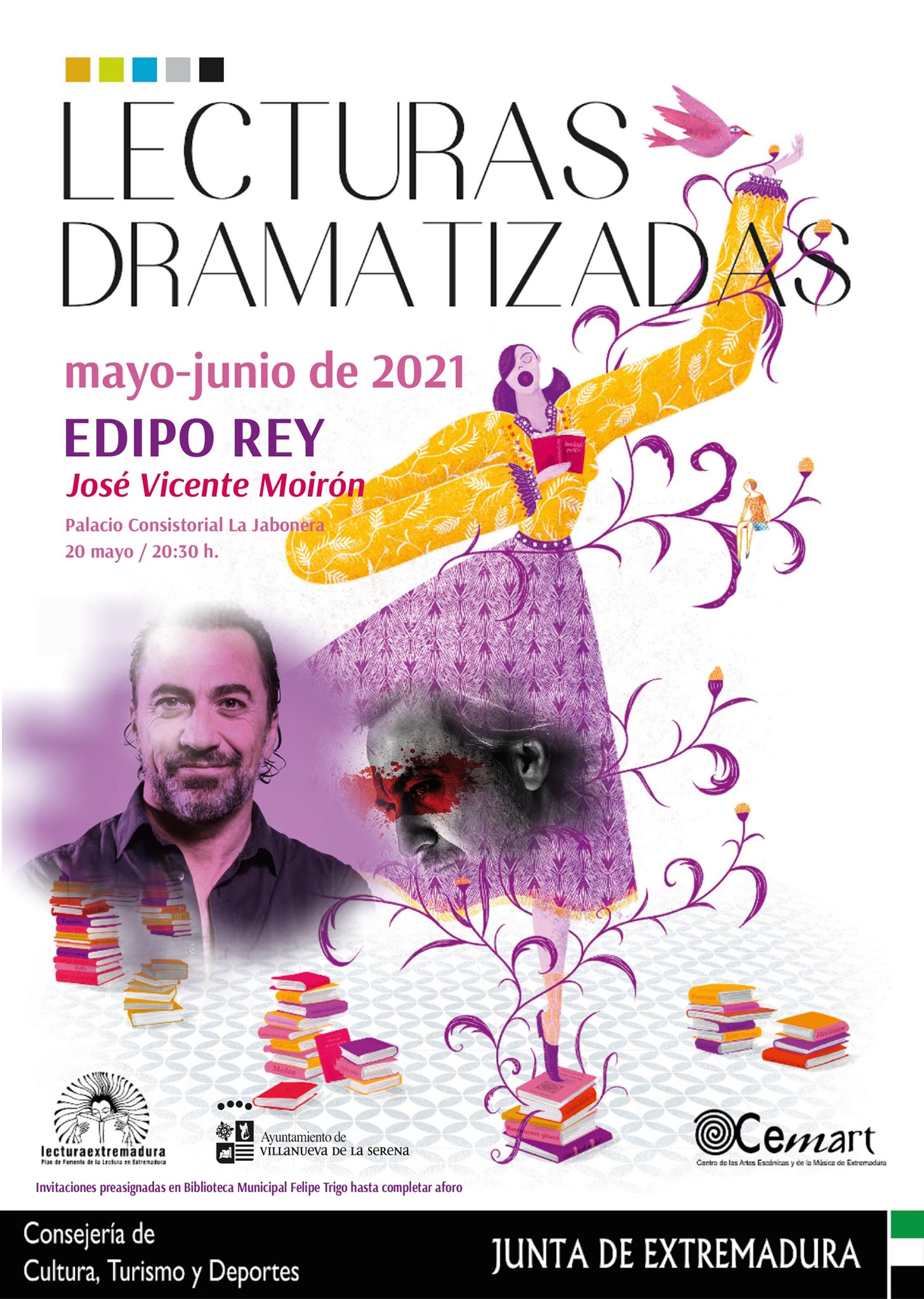 Lecturas dramatizadas 'Edipo Rey' con el actor José Vicente Moirón.