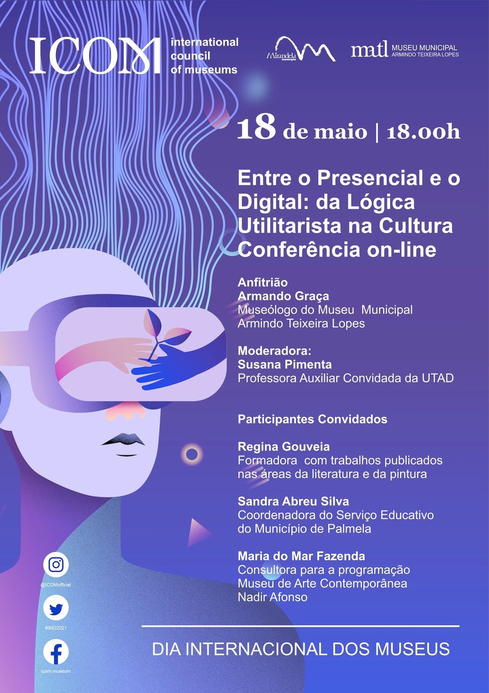Dia Internacional dos Museus - Conferência on-line