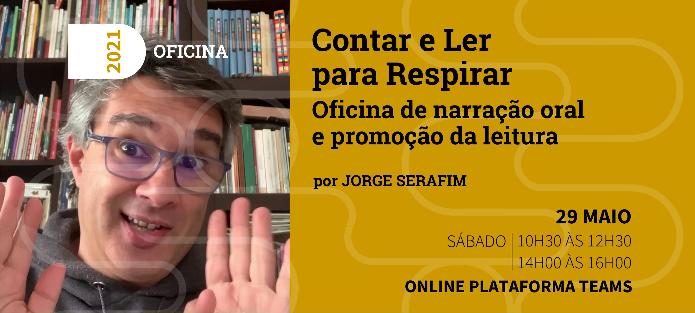 “Contar e Ler para Respirar' por Jorge Serafim (online)