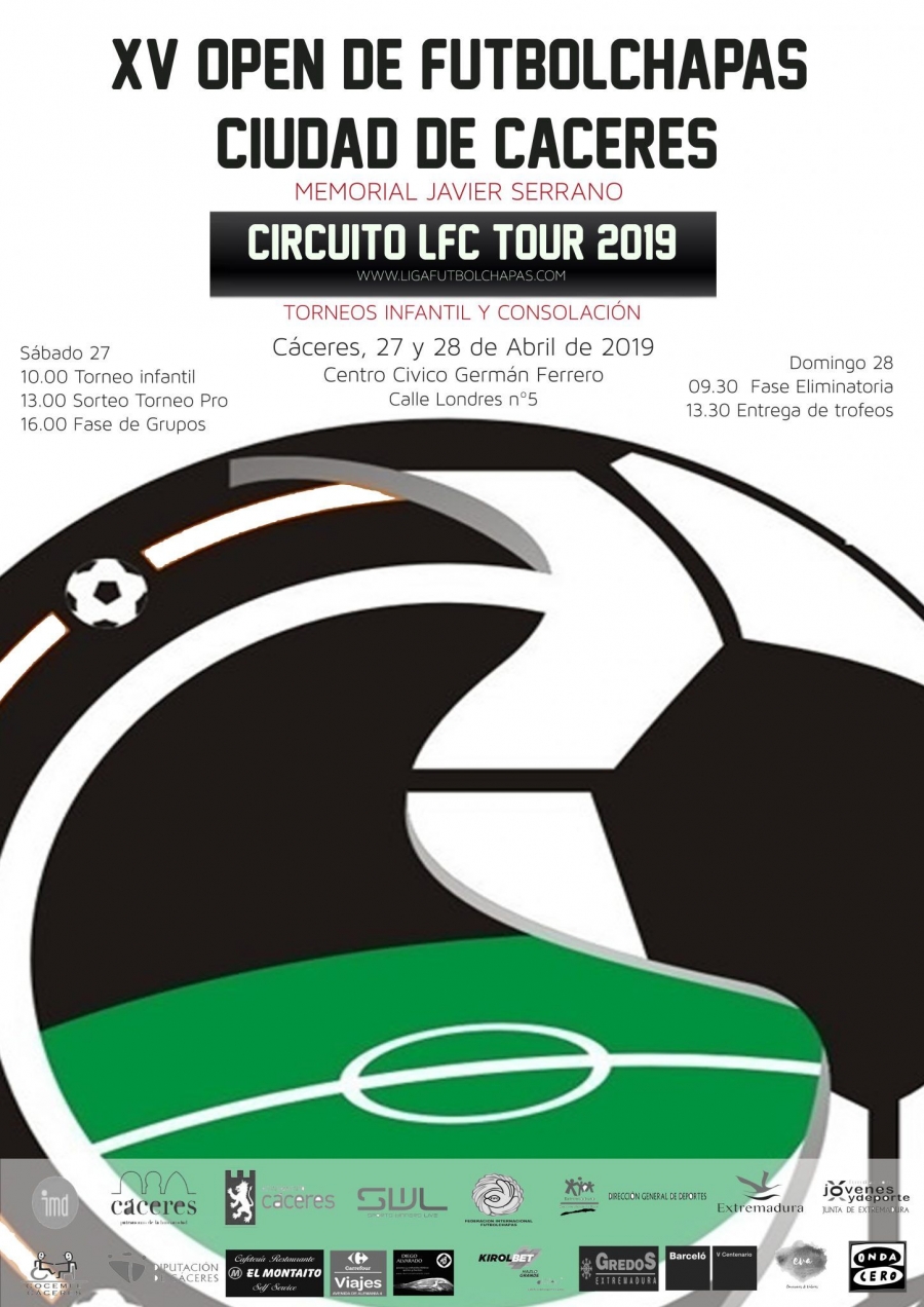 XV Open Fútbol Chapas “Ciudad de Cáceres”