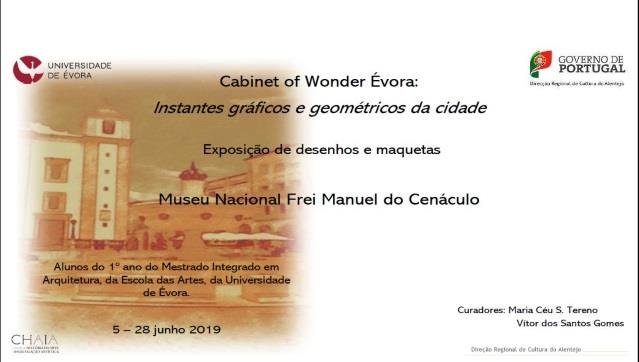  Cabinet of Wonder Évora: instantes gráficos e geométricos da cidade