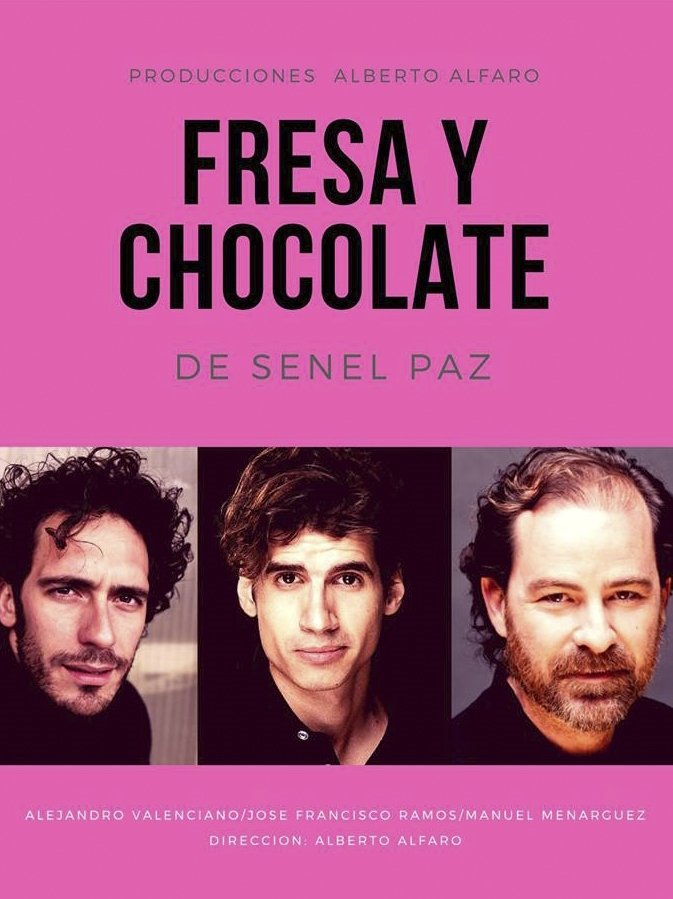 Representación teatral de “Fresa y Chocolate” con el llerenense José Francisco Ramos