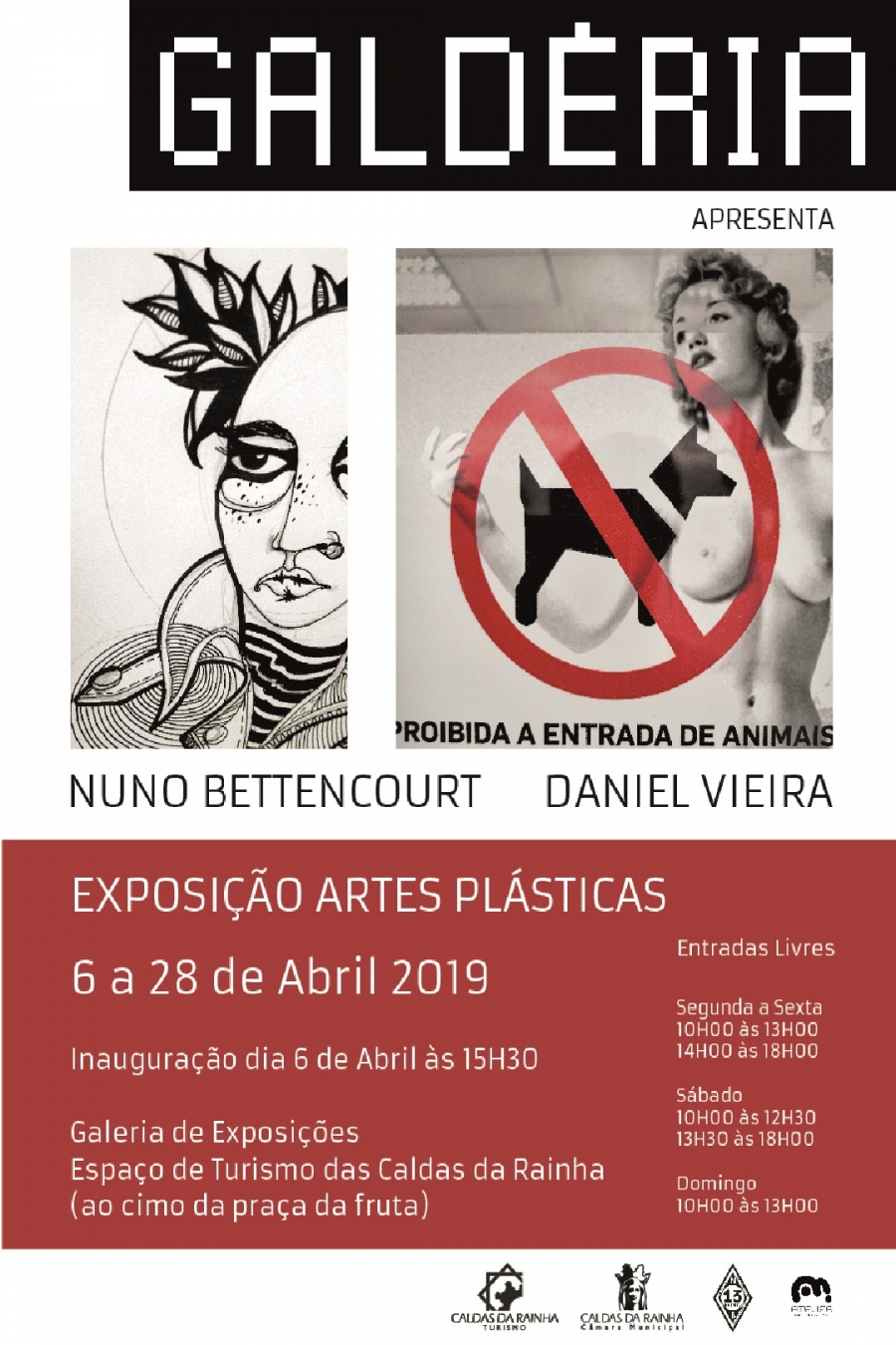 Galderia apresenta 'Exposição de Artes Plásticas', de Nuno Bettencourt e Daniel Vieira