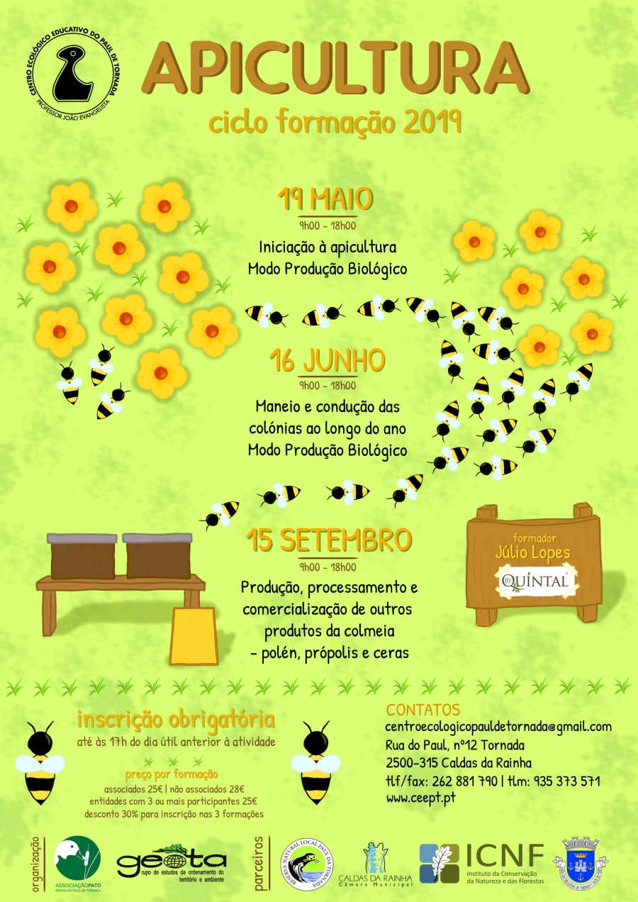 Produção, processamento e comercialização de outros produtos da colmeia  - polén, própolis e ceras