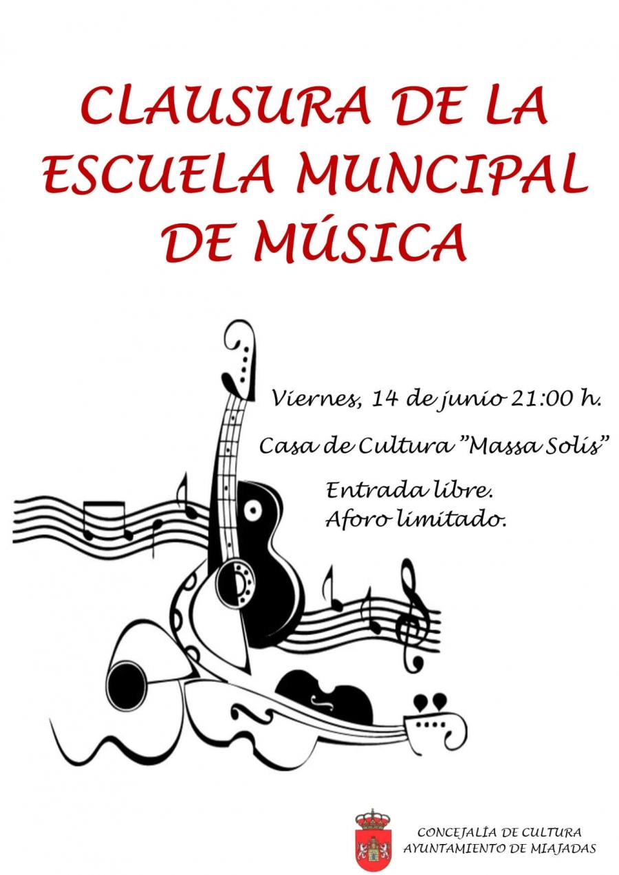 Clausura de la Escuela Municipal de Música 2019