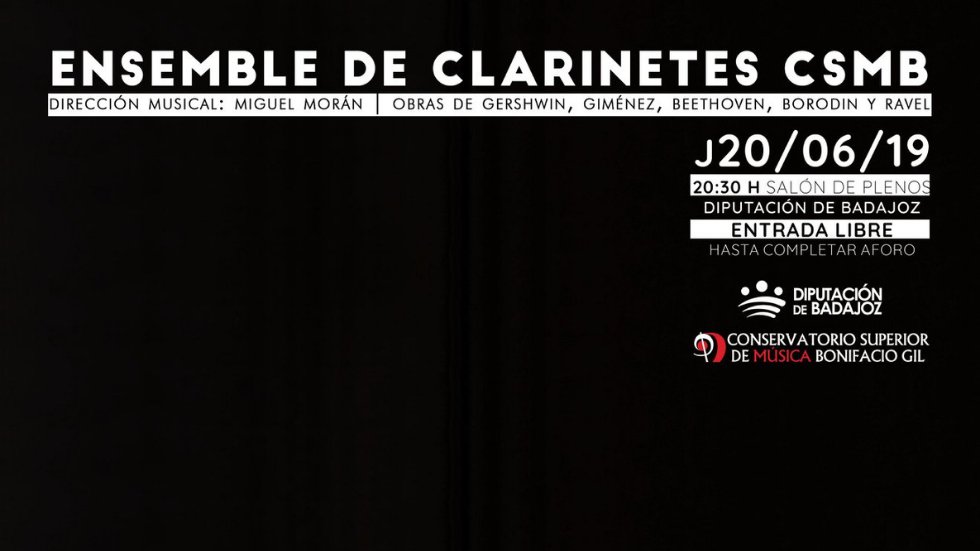 Ensemble de Clarinetes del Conservatorio Superior de Música de Badajoz