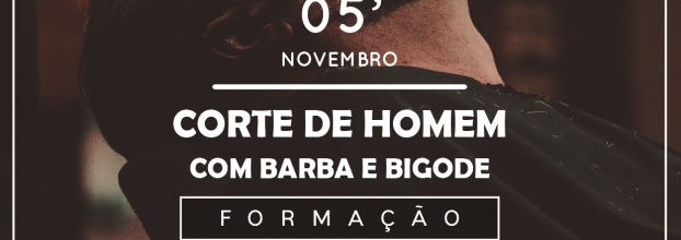 Formação de Corte de Homem com Barba e Bigode