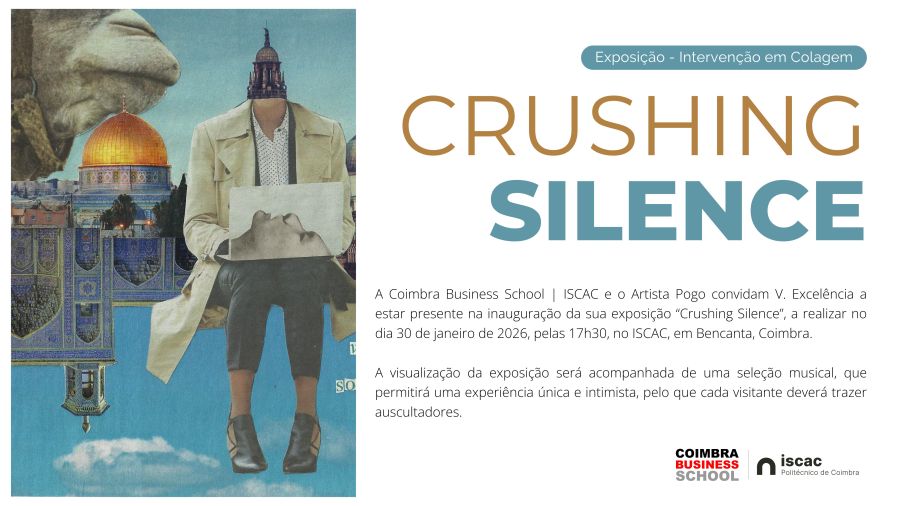 CRUSHING SILENCE - Exposição - Intervenção em colagem
