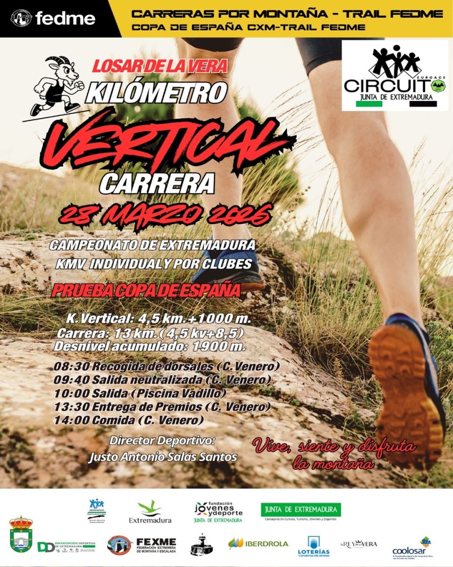 X KV LOSAR Copa de España de Kilómetro Vertical y Campeonato de Extremadura