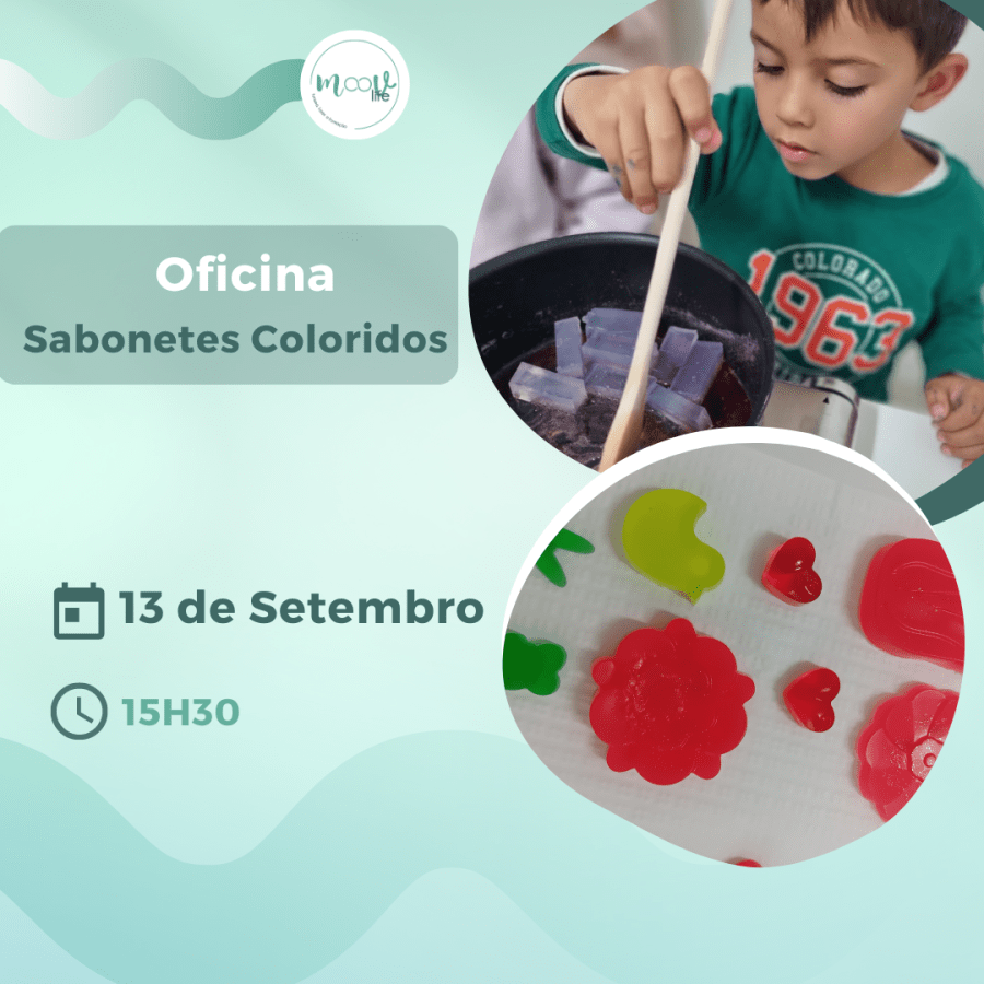 Oficina de Verão - Sabonetes Coloridos