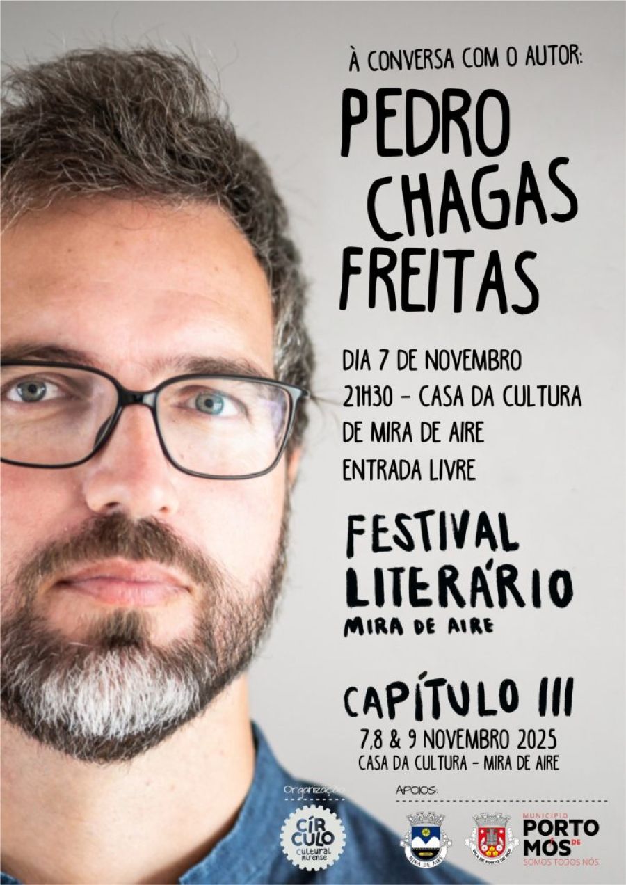 à conversa com: Pedro Chagas Freitas