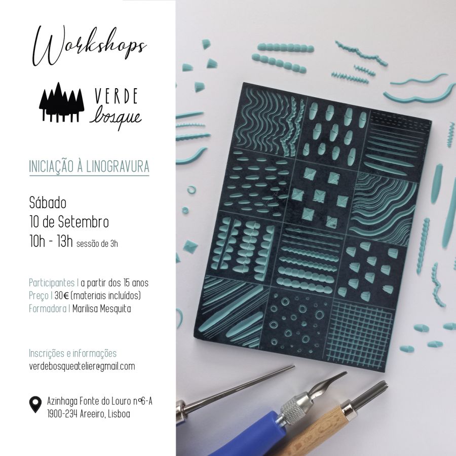 workshop Iniciação à Linogravura