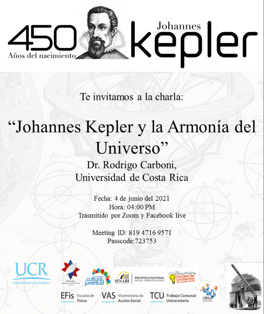 Charla. Johannes Kepler y la armonía del universo