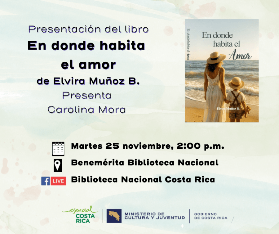 Presentación del libro 'En donde habita el amor' de Elvira Muñoz Bolaños