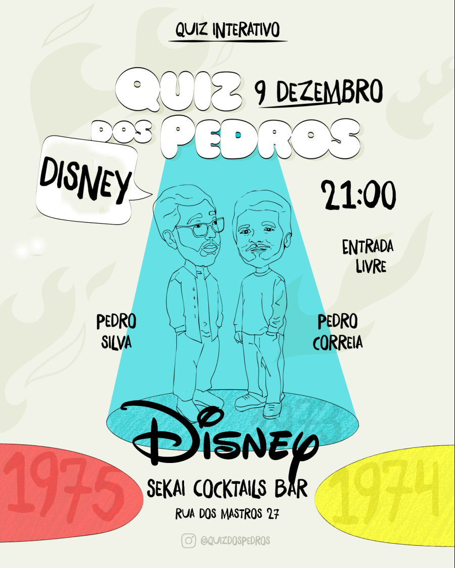 Quiz dos Pedros - ESPECIAL DISNEY 