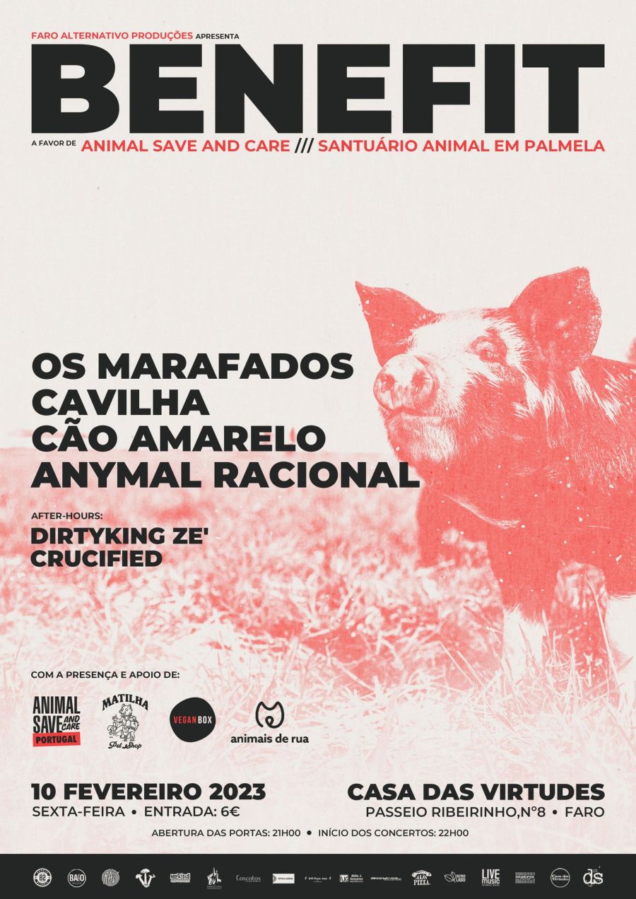 BENEFIT a favor de ANIMAL SAVE AND CARE /// SANTUÁRIO ANIMAL EM PALMELA