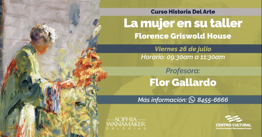 Curso Historia del Arte. La mujer en su taller: Florence Griswold House