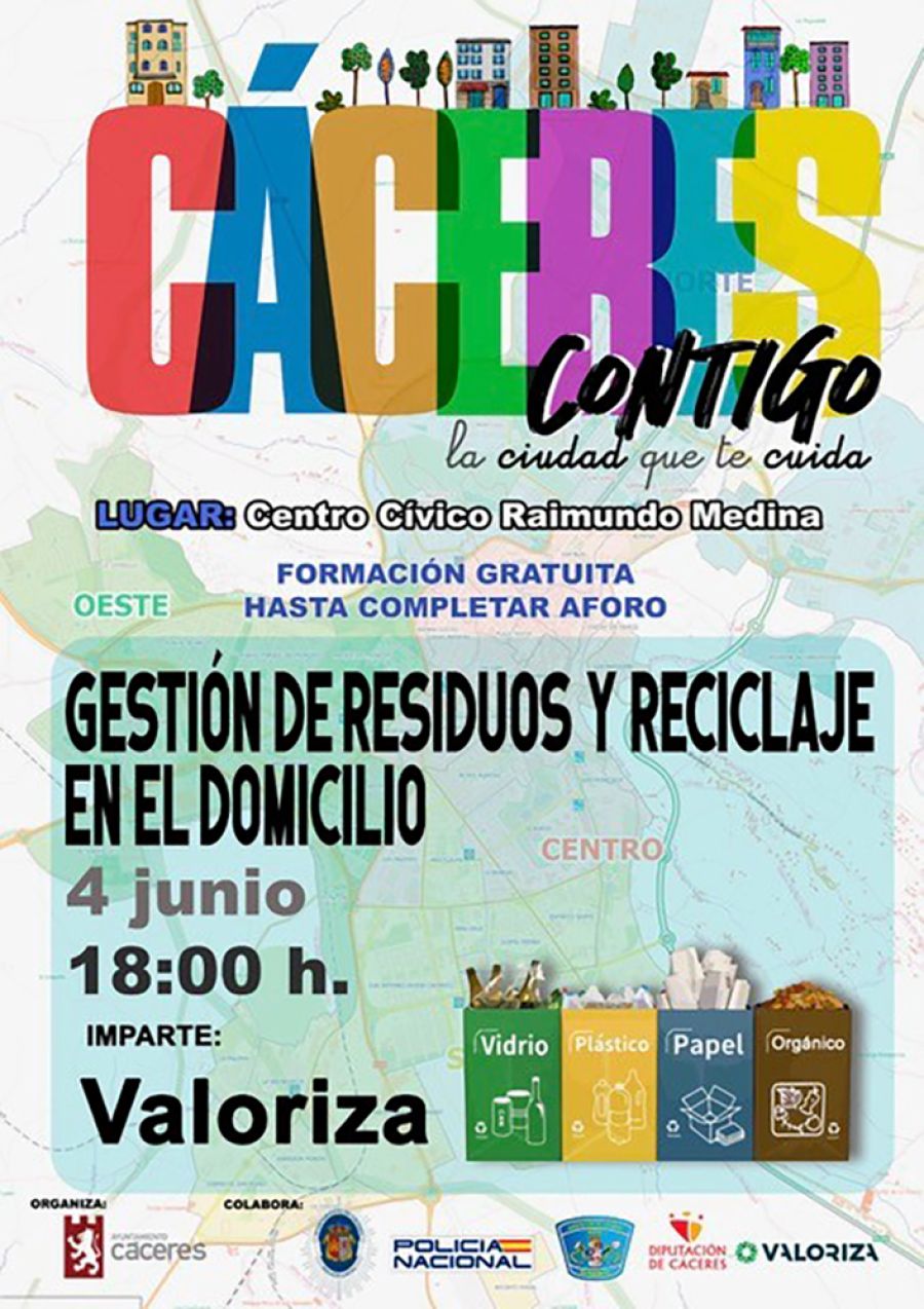 Gestión de residuos y reciclaje en el dominio - Cáceres Contigo