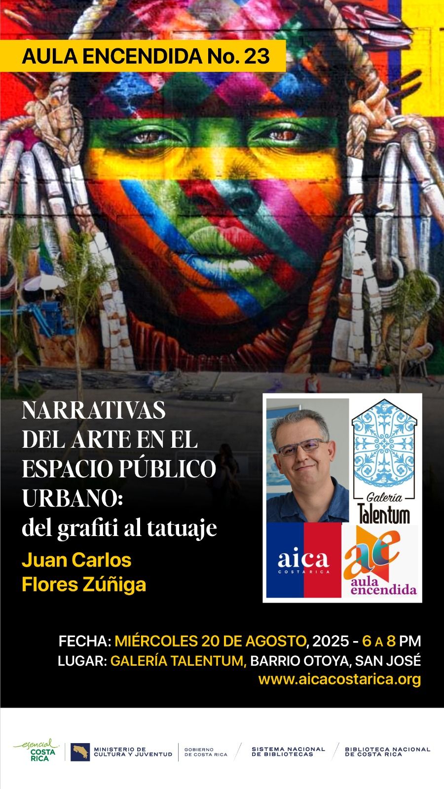 'Aula Encendida. Narrativas del arte en el espacio público urbano: del grafiti al tatuaje'
