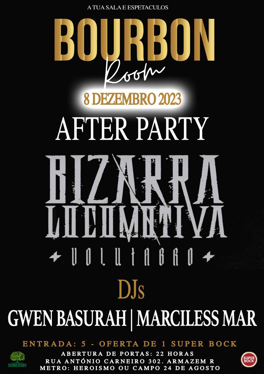 After Party Bizarra Locomotiva. DJ Sets Merciless Mar e Gwen Basurah!